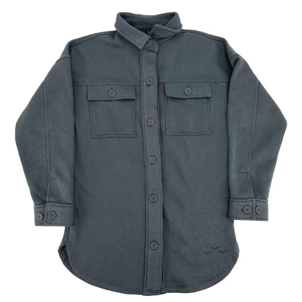 Lazy Pants | Women's Button Up Sweater | Grey | Size S